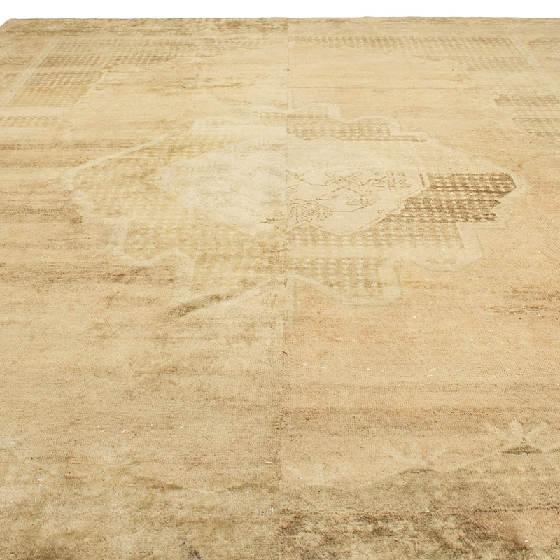 Alfombra Vintage Turca Anudada a Mano - 293 cm x 359 cm - K0091531