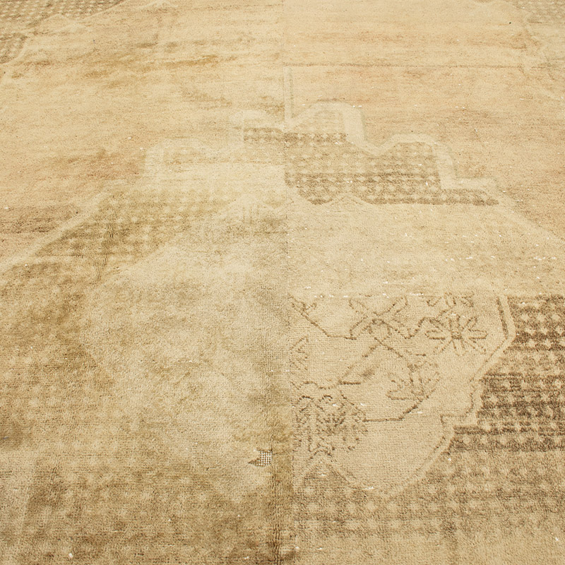 Alfombra Vintage Turca Anudada a Mano - 293 cm x 359 cm - K0091531