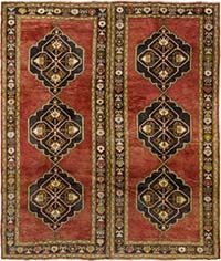 Alfombra Vintage Turca Anudada a Mano - 297 cm x 342 cm
