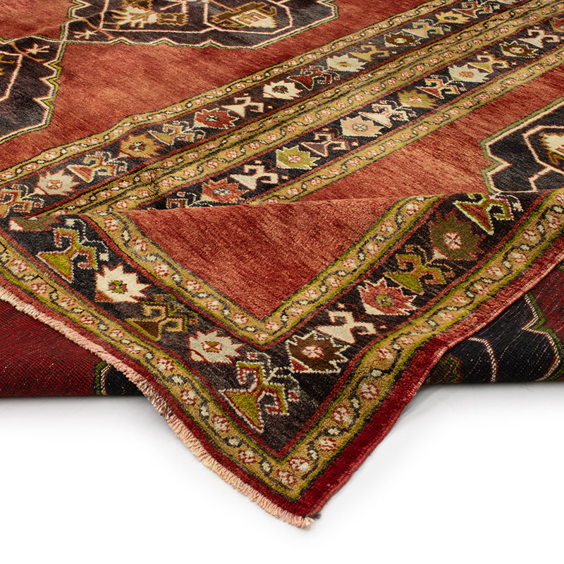 Alfombra Vintage Turca Anudada a Mano - 297 cm x 342 cm - K0091533