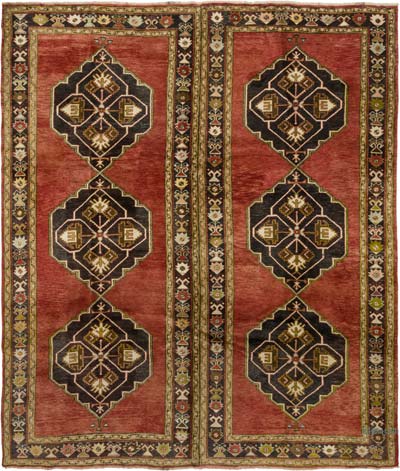 El Dokuma Vintage Halı - 297 cm x 342 cm