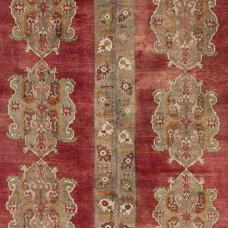 Alfombra Vintage Turca Anudada a Mano - 276 cm x 340 cm - K0091535
