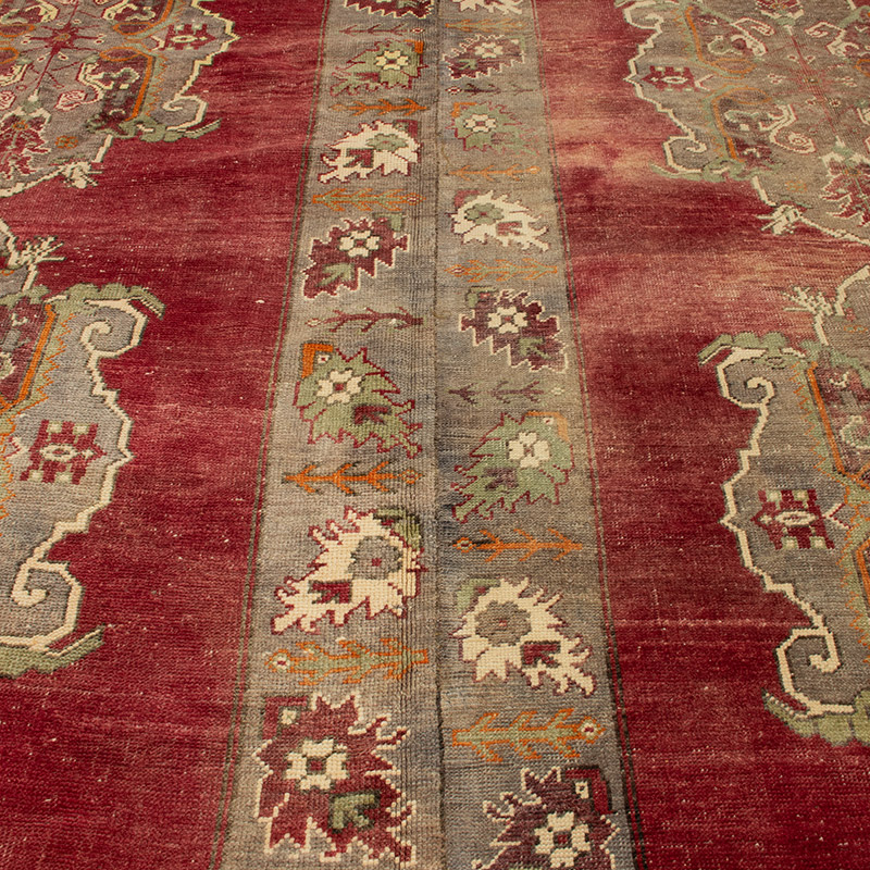 Alfombra Vintage Turca Anudada a Mano - 276 cm x 340 cm - K0091535