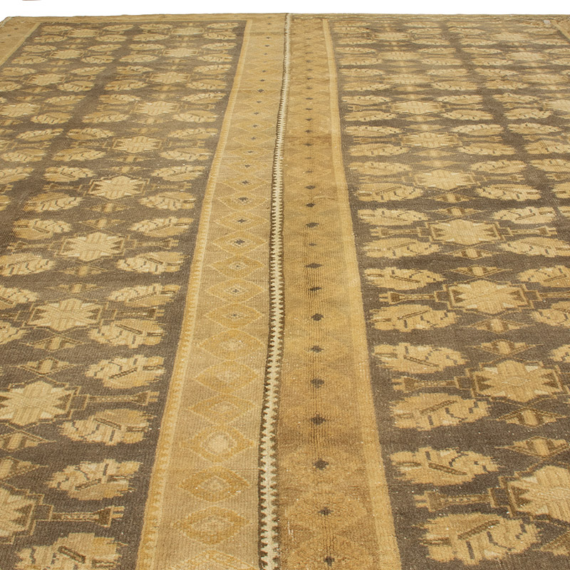 Alfombra Vintage Turca Anudada a Mano - 315 cm x 390 cm - K0091539