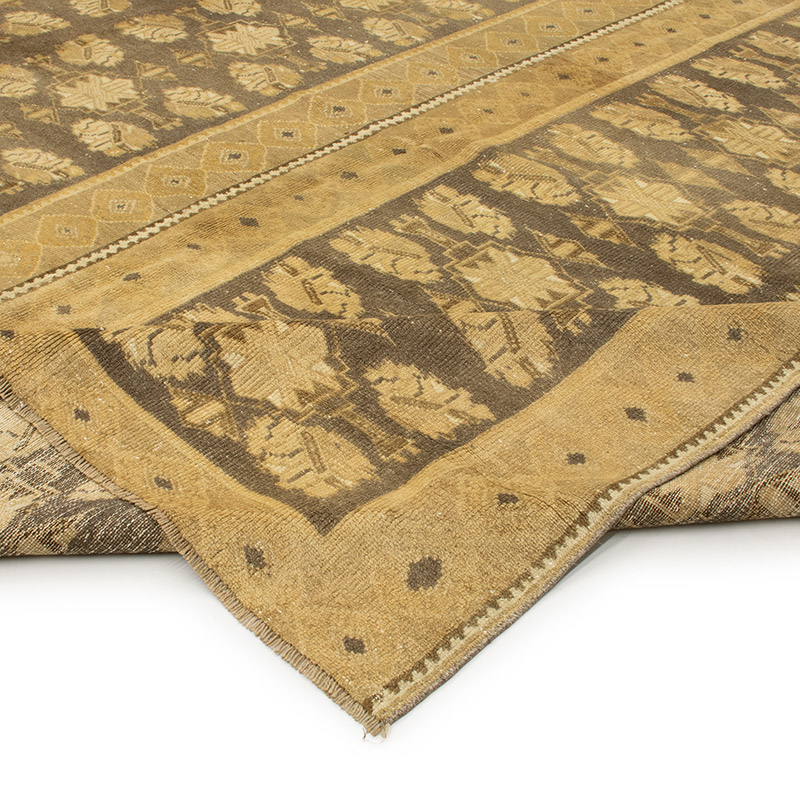 Alfombra Vintage Turca Anudada a Mano - 315 cm x 390 cm - K0091539