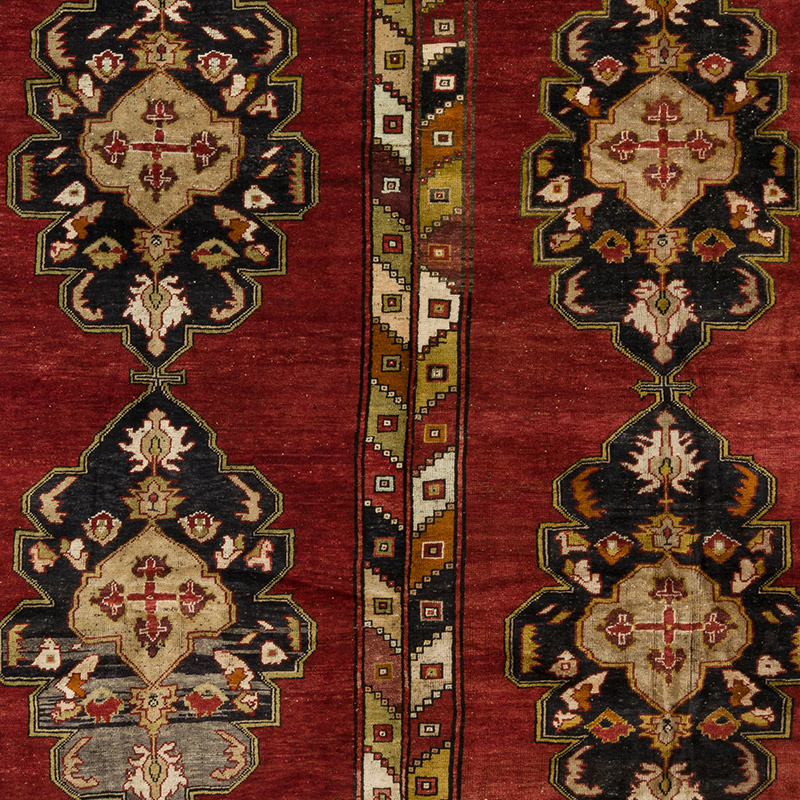 El Dokuma Vintage Halı - 261 cm x 330 cm - K0091540