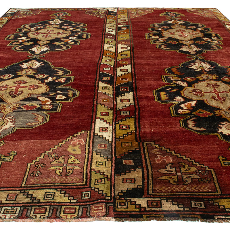 El Dokuma Vintage Halı - 261 cm x 330 cm - K0091540