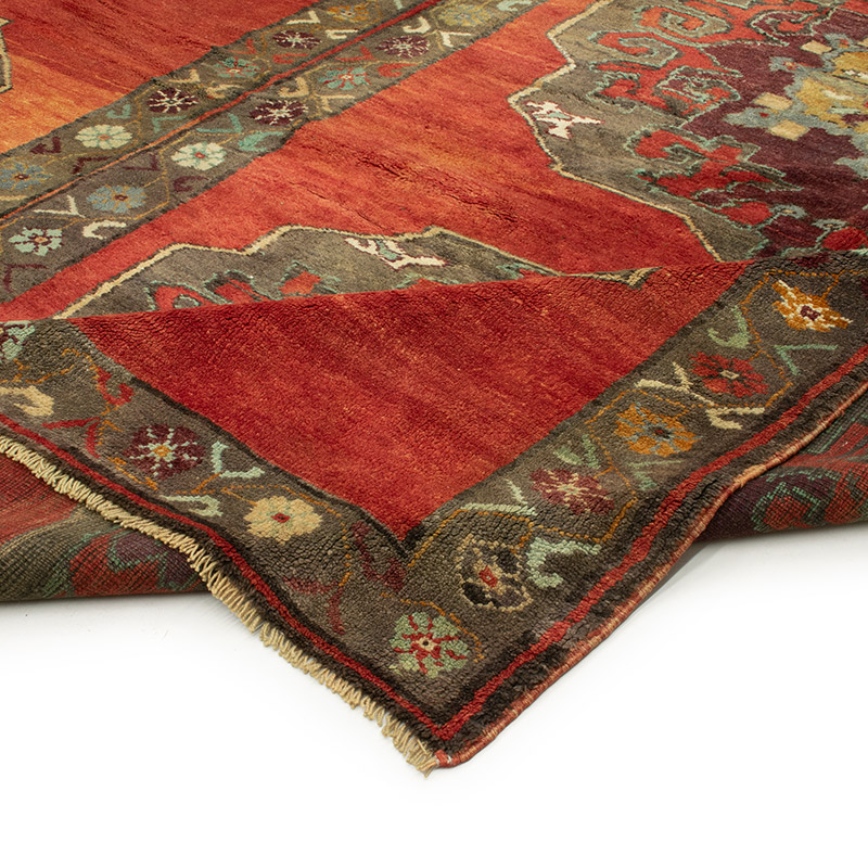 El Dokuma Vintage Halı - 315 cm x 351 cm - K0091541