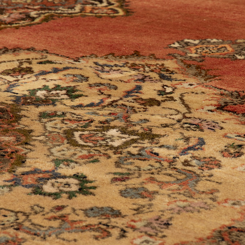 Alfombra Vintage Turca Anudada a Mano - 298 cm x 430 cm - K0091542