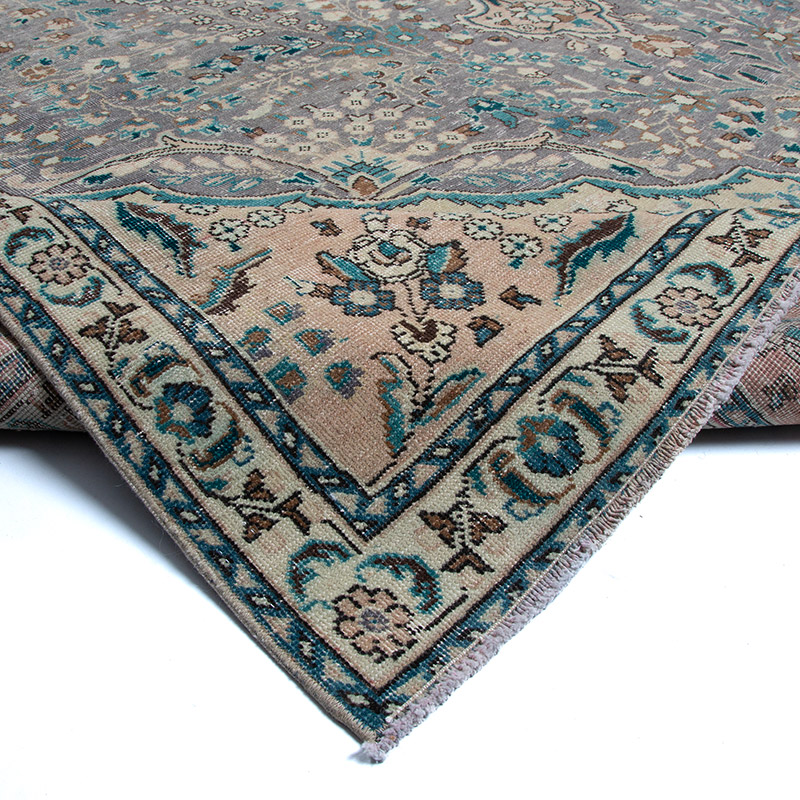 Vintage Hand-Knotted Oriental Rug - 9' 6" x 12' 11" (114" x 155") - K0091545