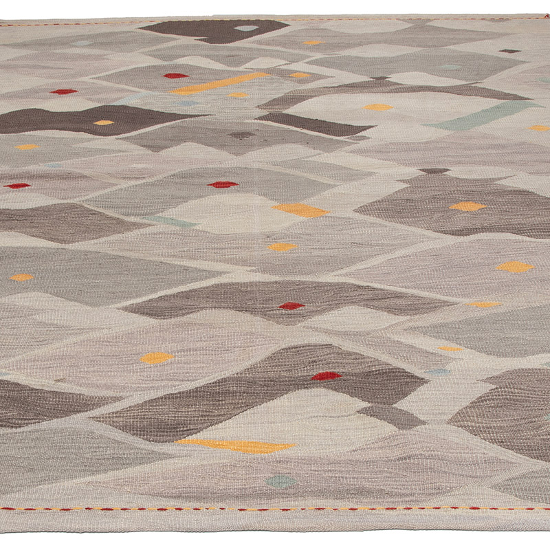 New Contemporary Handwoven Kilim Rug - 5' 9" x 8'  (69" x 96") - K0091547
