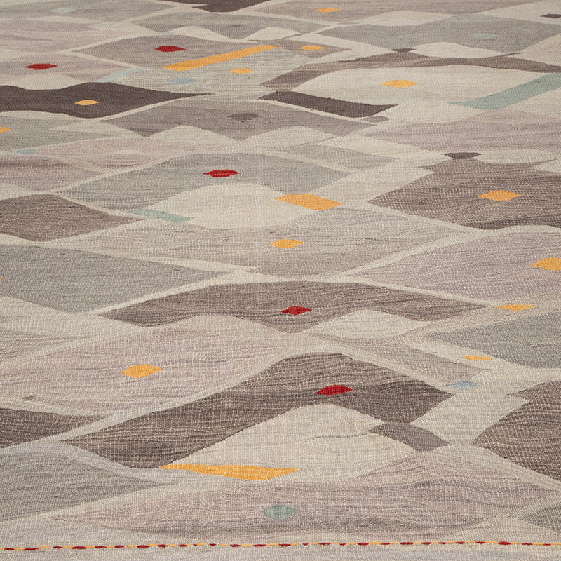 New Contemporary Handwoven Kilim Rug - 5' 9" x 8'  (69" x 96") - K0091547