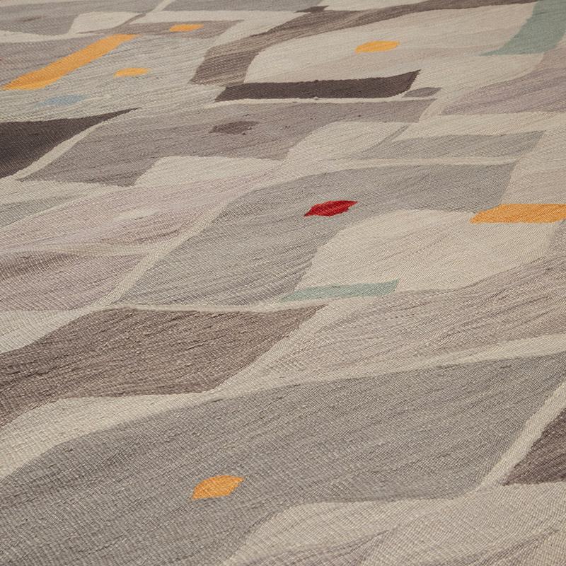 New Contemporary Handwoven Kilim Rug - 5' 9" x 8'  (69" x 96") - K0091547
