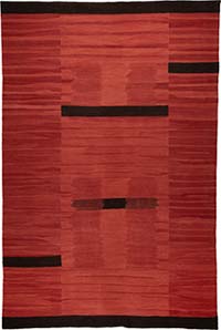 New Contemporary Handwoven Kilim Rug - 6' 10" x 10' 6" (82" x 126")