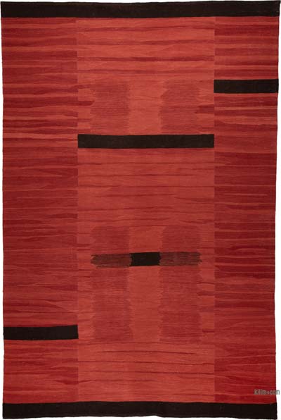 Nueva Alfombra Kilim Contemporánea Tejida a Mano - 209 cm x 320 cm