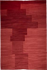 New Contemporary Handwoven Kilim Rug - 7' 1" x 10' 6" (85" x 126")