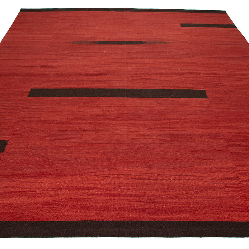 New Contemporary Handwoven Kilim Rug - 5' 10" x 8' 4" (70" x 100") - K0091558