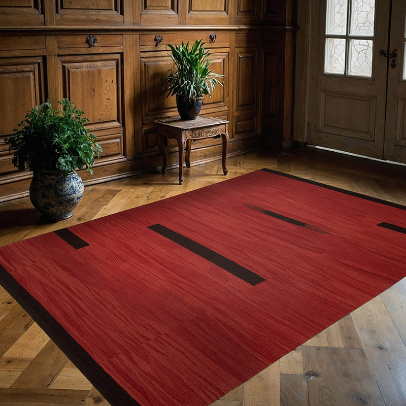New Contemporary Handwoven Kilim Rug - 5' 10" x 8' 4" (70" x 100") - K0091558