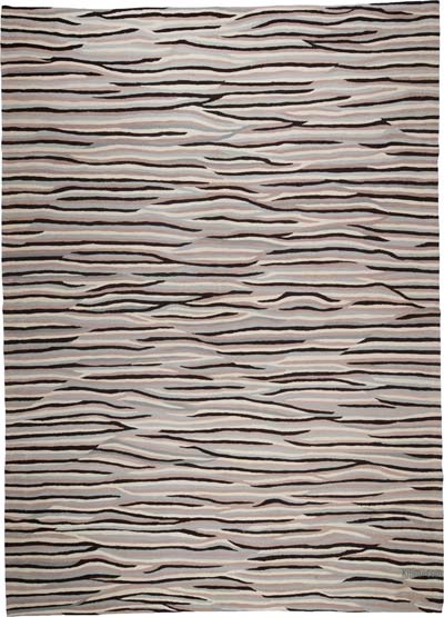 New Contemporary Handwoven Kilim Rug - 7' 5" x 10' 4" (89" x 124")