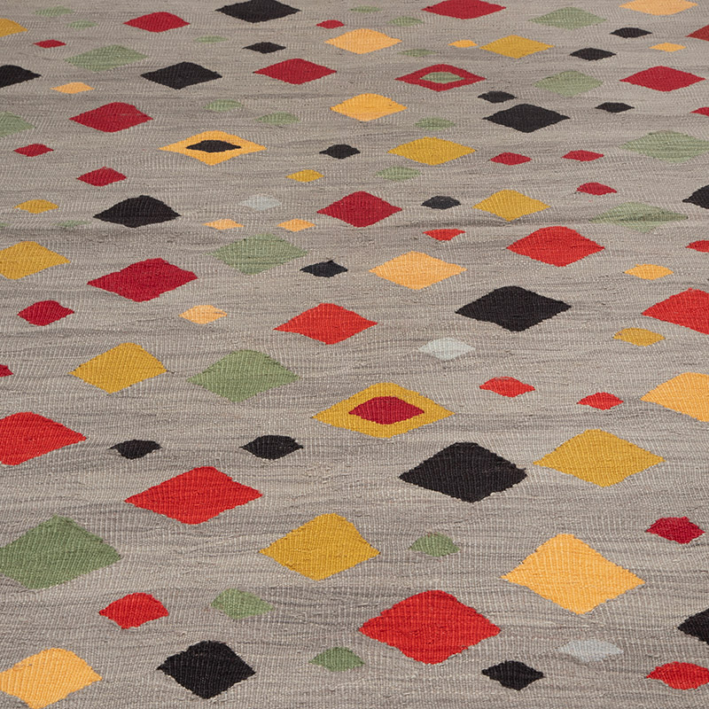 New Contemporary Handwoven Kilim Rug - 5'  x 7'  (60" x 84") - K0091568