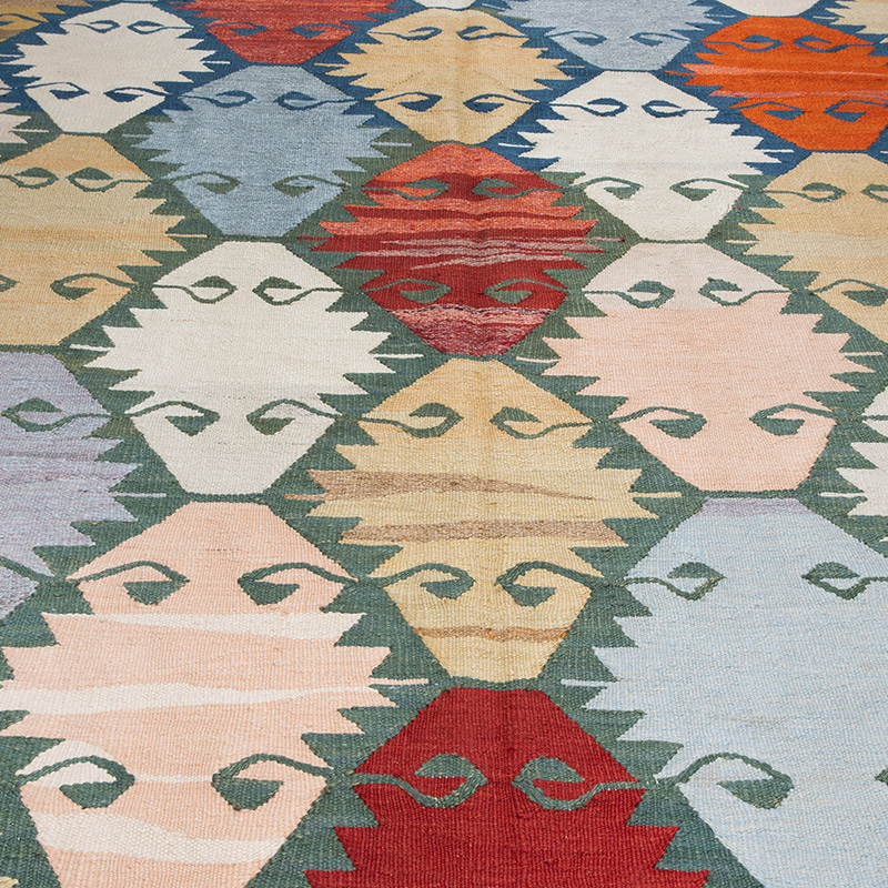 Yeni Kök Boya El Dokuma Kilim - 172 cm x 244 cm - K0091570