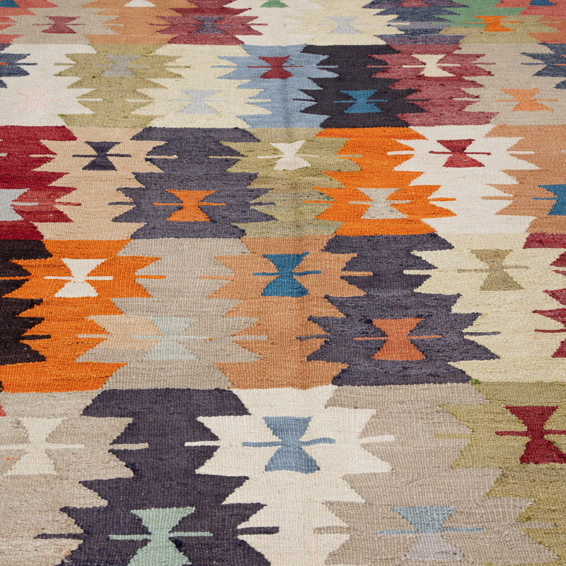 Nueva Alfombra Turca Kilim - 147 cm x 243 cm - K0091572