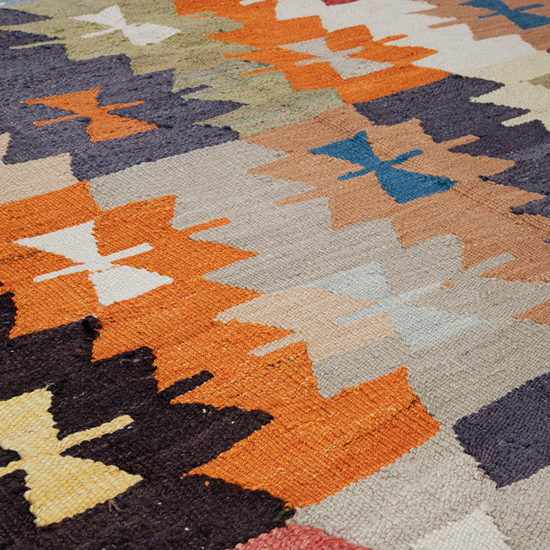 Nueva Alfombra Turca Kilim - 147 cm x 243 cm - K0091572