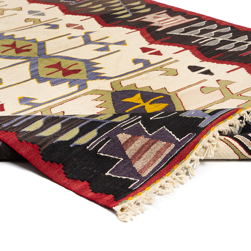 New Turkish Handwoven Kilim Rug - 4'  x 6' 2" (48" x 74") - K0091574