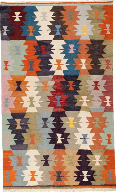 Yeni Kök Boya El Dokuma Kilim - 145 cm x 241 cm