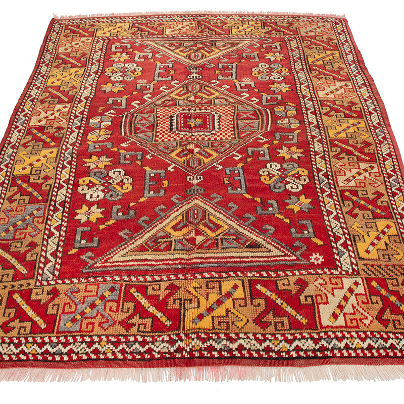 El Dokuma Vintage Halı - K0091580