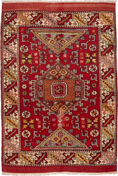 El Dokuma Vintage Halı