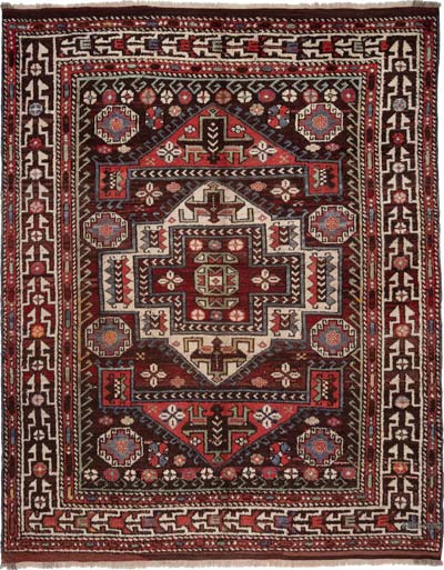 Vintage Turkish Hand-Knotted Rug