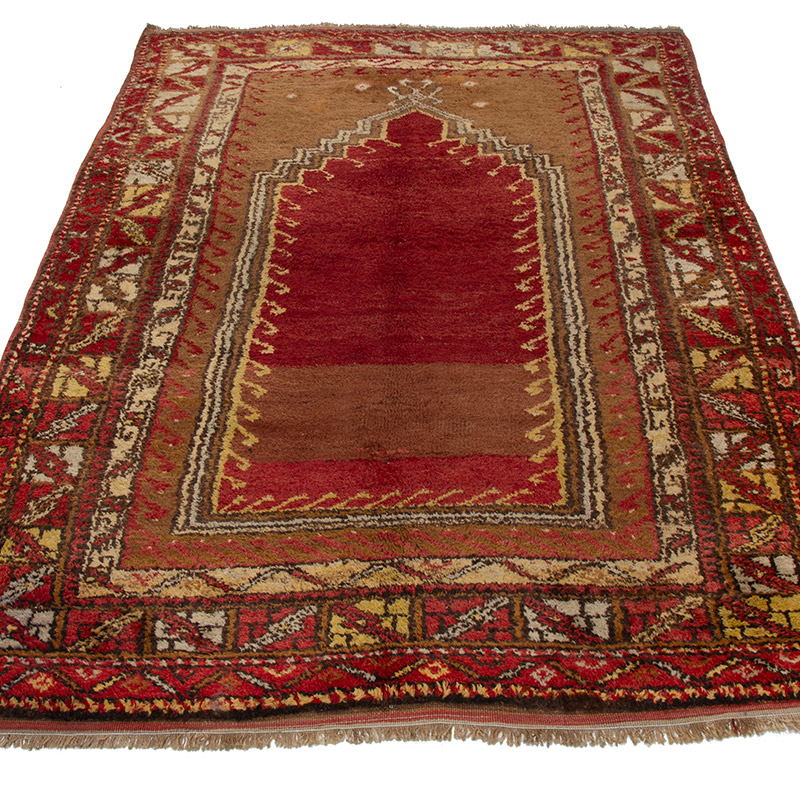 Alfombra Vintage Turca Anudada a Mano - K0091584