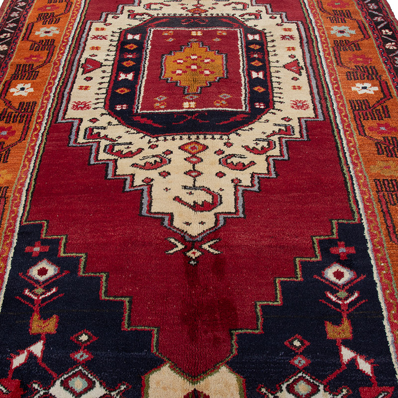 El Dokuma Vintage Halı - K0091587