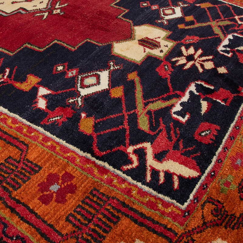 El Dokuma Vintage Halı - K0091587