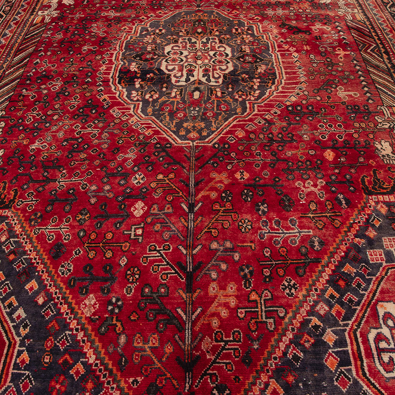 Alfombra Oriental Vintage Anudada a Mano - 160 cm x 254 cm - K0091588