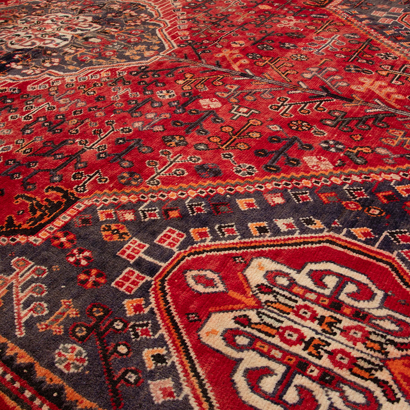 Alfombra Oriental Vintage Anudada a Mano - 160 cm x 254 cm - K0091588