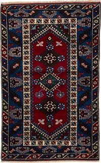Vintage Turkish Hand-Knotted Rug