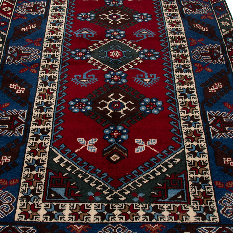 Alfombra Vintage Turca Anudada a Mano - K0091589