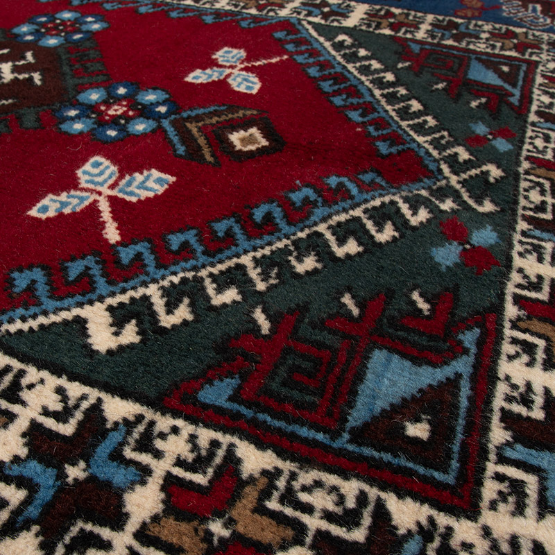 Alfombra Vintage Turca Anudada a Mano - K0091589