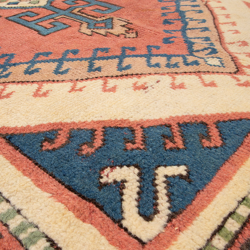 Alfombra Vintage Turca Anudada a Mano - K0091590