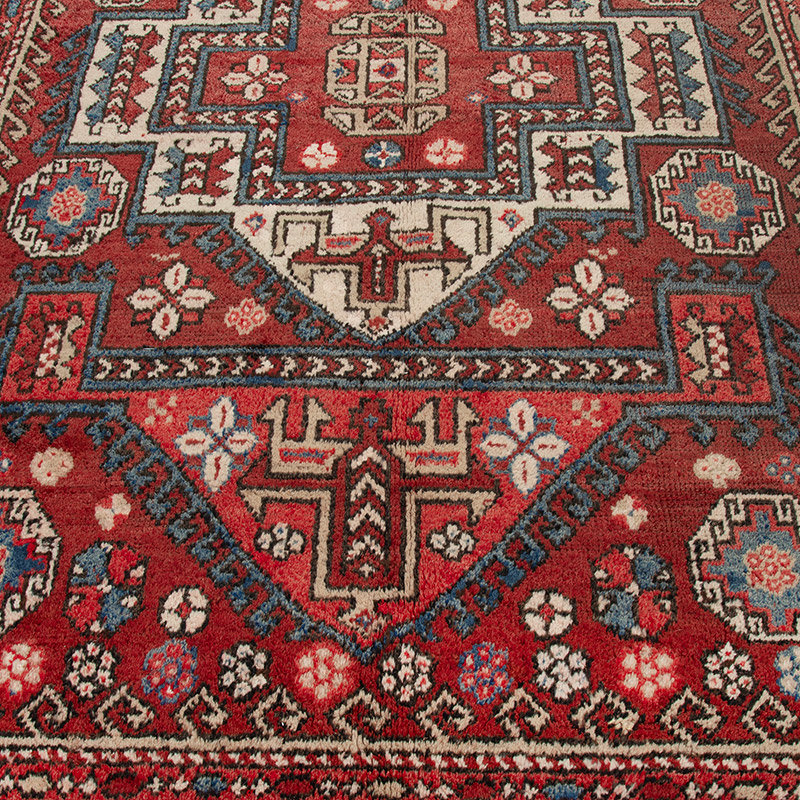 Alfombra Vintage Turca Anudada a Mano - K0091594