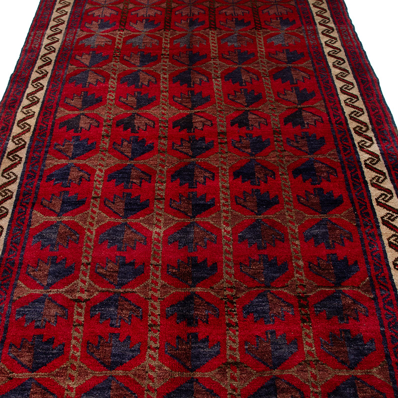 El Dokuma Vintage Halı - 121 cm x 200 cm - K0091595