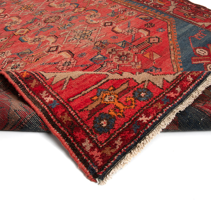 Alfombra Oriental Vintage Anudada a Mano - 131 cm x 192 cm - K0091597
