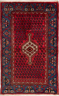 Vintage Hand-Knotted Oriental Rug - 4'  x 6' 8" (48" x 80")