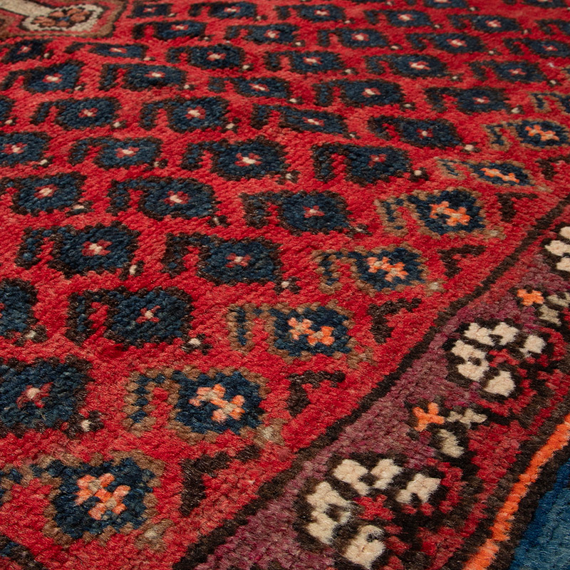 Alfombra Oriental Vintage Anudada a Mano - 123 cm x 204 cm - K0091598