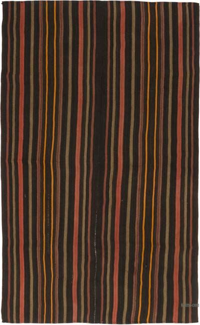 Vintage Anatolian Kilim Rug - 5' 10" x 9' 7" (70" x 115")