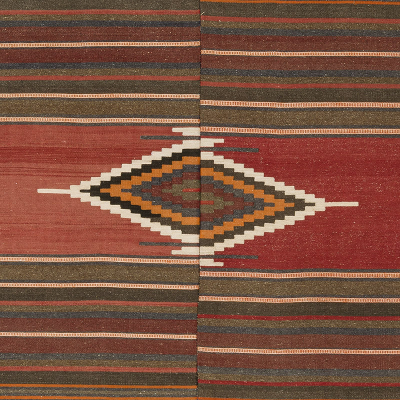 Vintage Manastir Kilim Rug - 4' 4" x 8' 4" (52" x 100") - K0091618