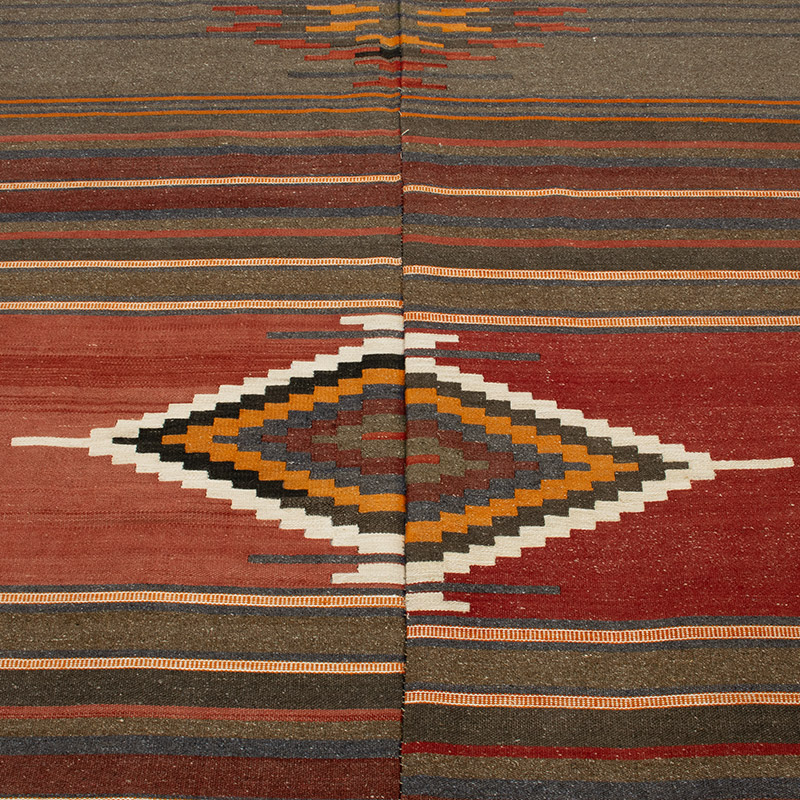 Vintage Manastir Kilim Rug - 4' 4" x 8' 4" (52" x 100") - K0091618