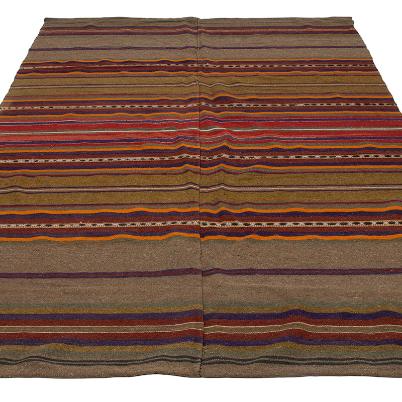 Vintage Manastir Kilim Rug - 4'  x 7' 4" (48" x 88") - K0091620